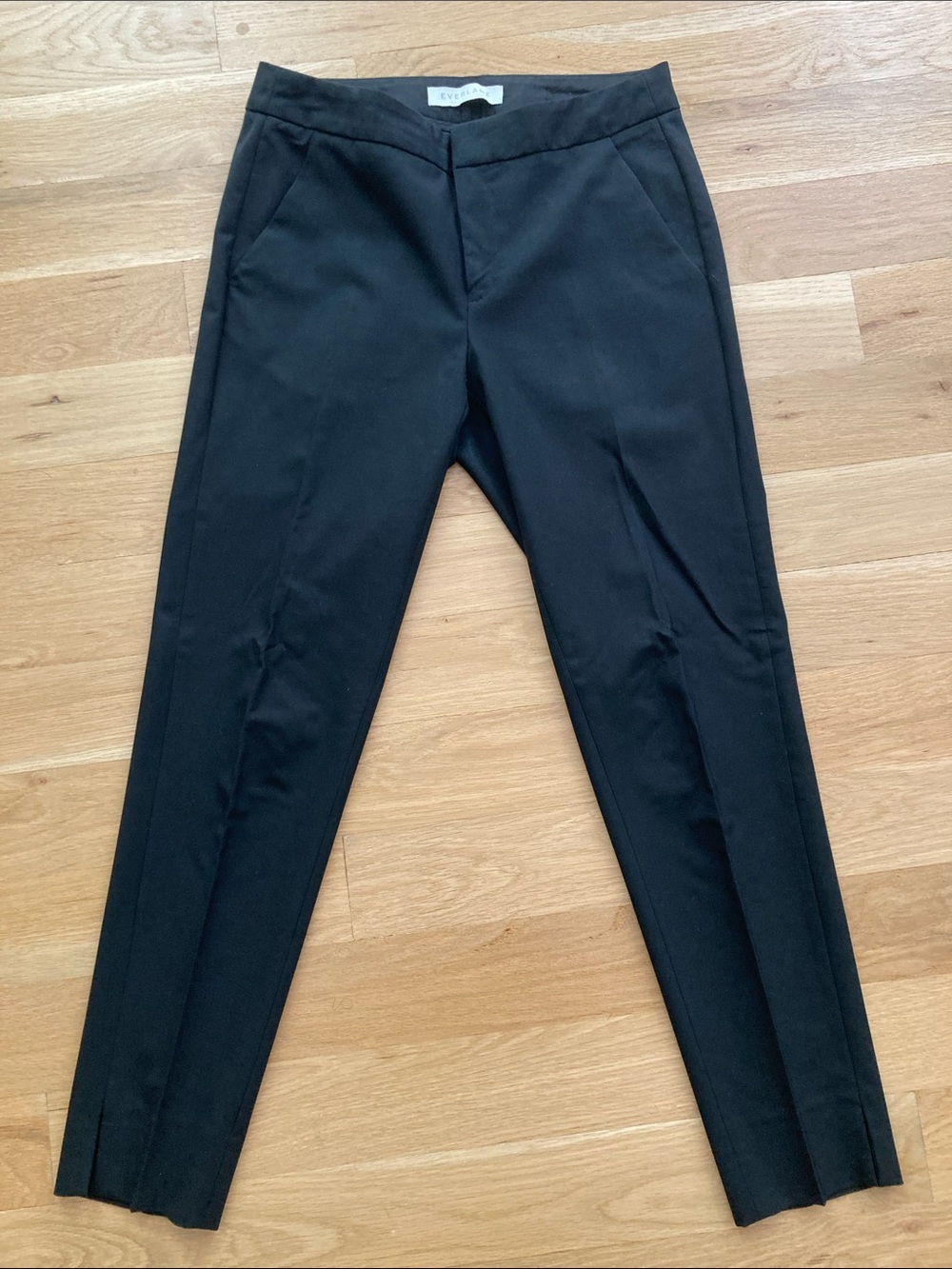 Everlane Women's Black Slim Tailored Trousers